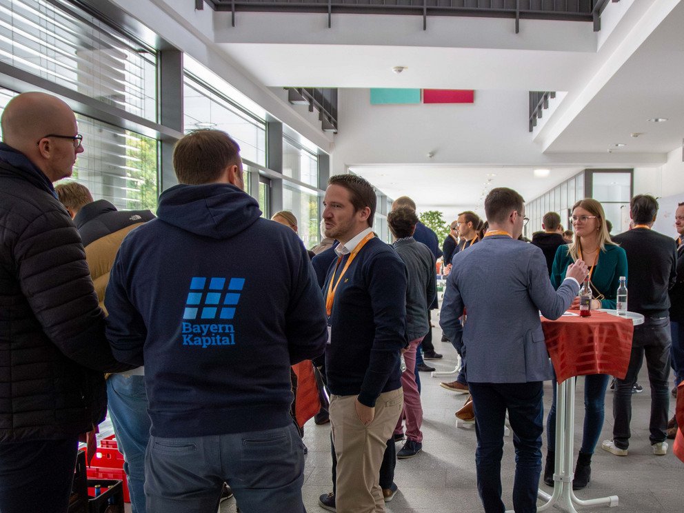 Networking im Vorfeld der Pitches 