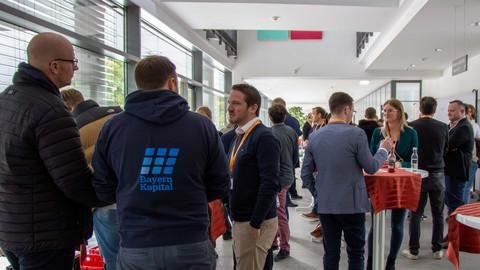 Networking im Vorfeld der Pitches 